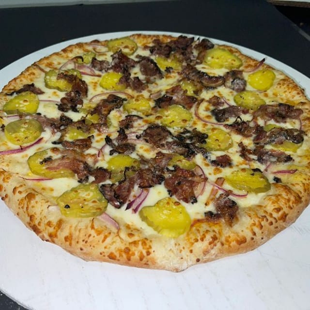 Pastrami Pizza.